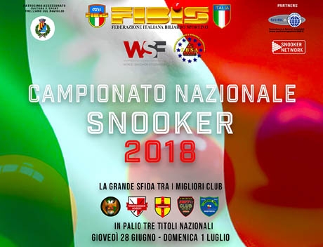 Al via i Campionati Italiani di Snooker