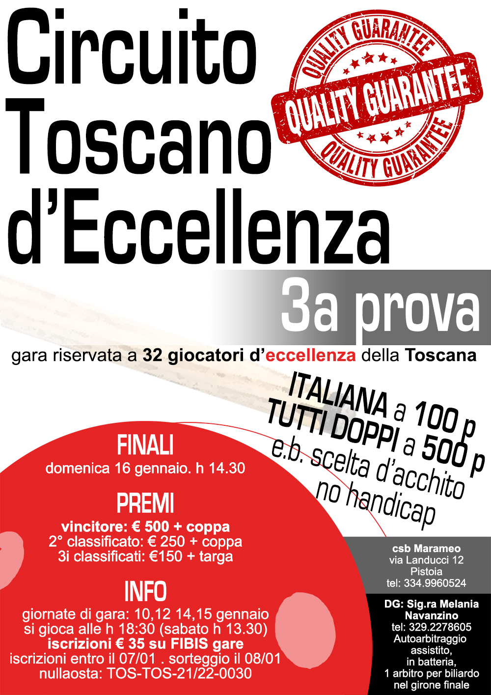 Circuito Toscano d'Eccellenza - 3° Prova