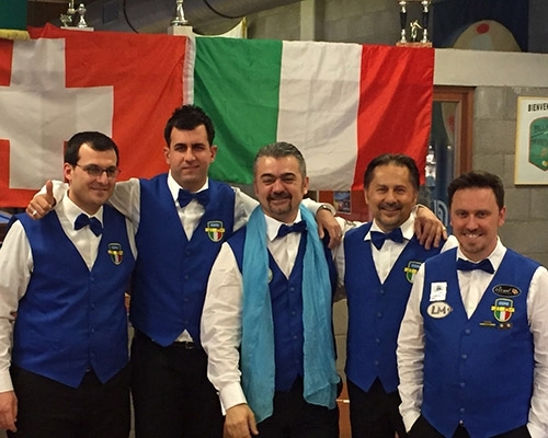 Santi Caratozzolo nella Nazionale Italiana vince il Coupe d'Europe 5-Pins