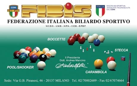 FIBiS CIRCOLARE AFFILIAZIONE E TESSERAMENTO 2016-17