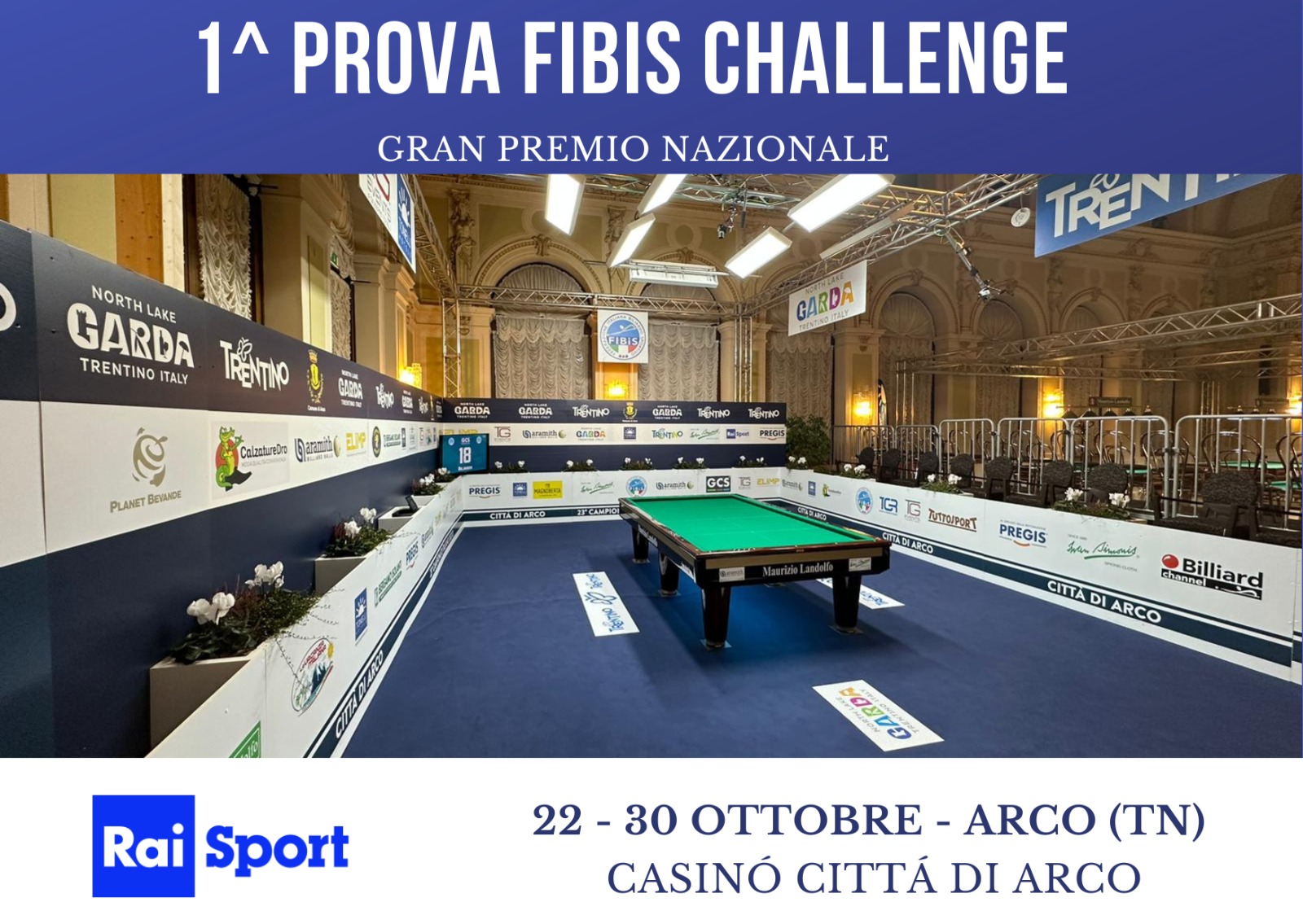 1^ PROVA FIBIS CHALLENGE: IN DIRETTA SU RAISPORT