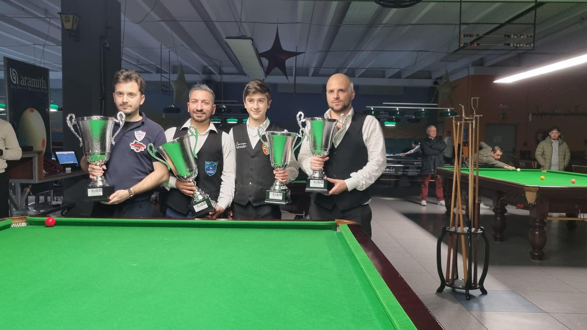 3^ PROVA NBC SNOOKER: VALERIO GRANDI E DOMENICO VALENTINO BONFIGLIO SI AGGIUDICANO LA TERZA PROVA