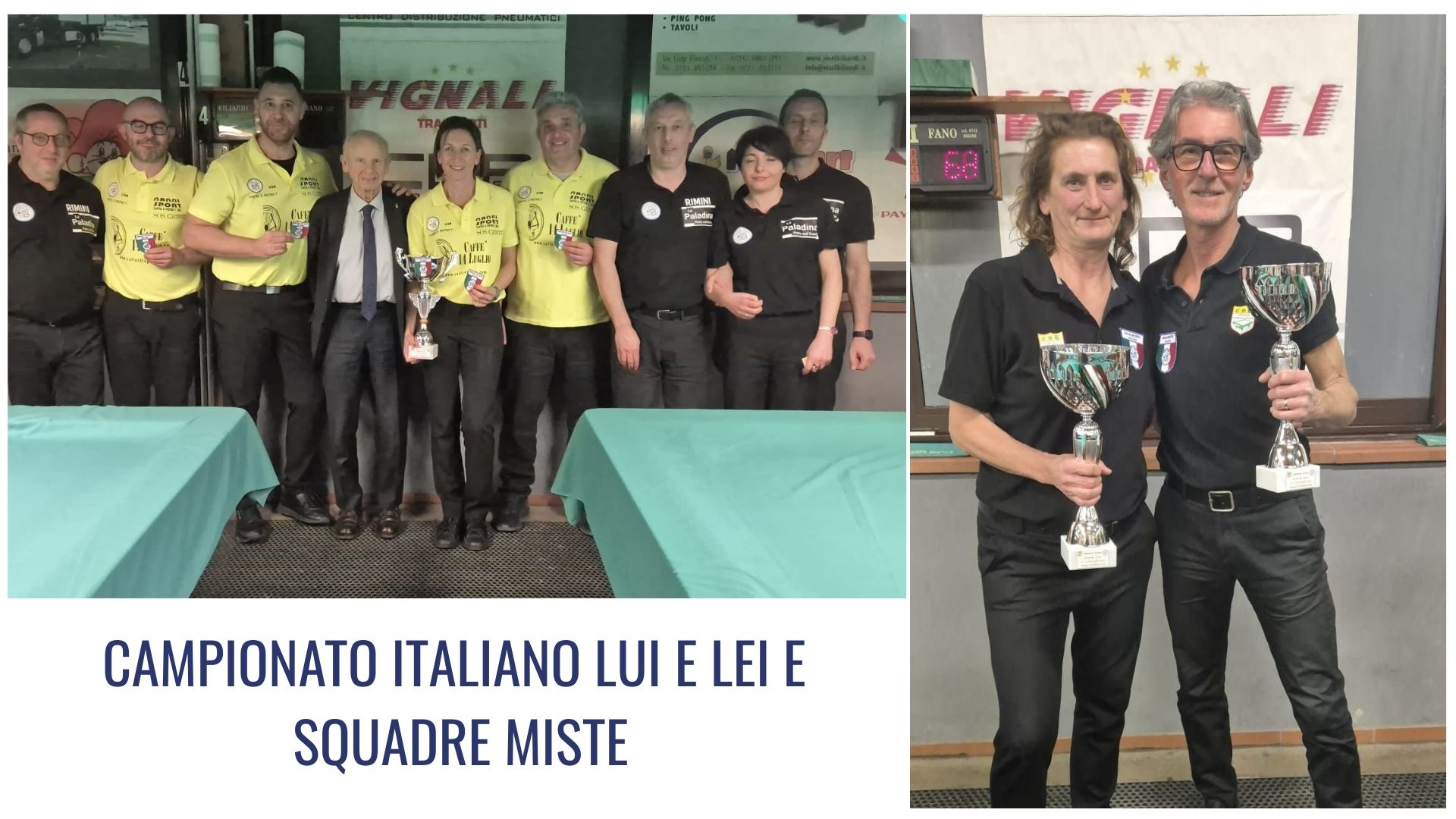 BOCCETTE: CAMPIONATO ITALIANO “LUI E LEI” E SQUADRE MISTE