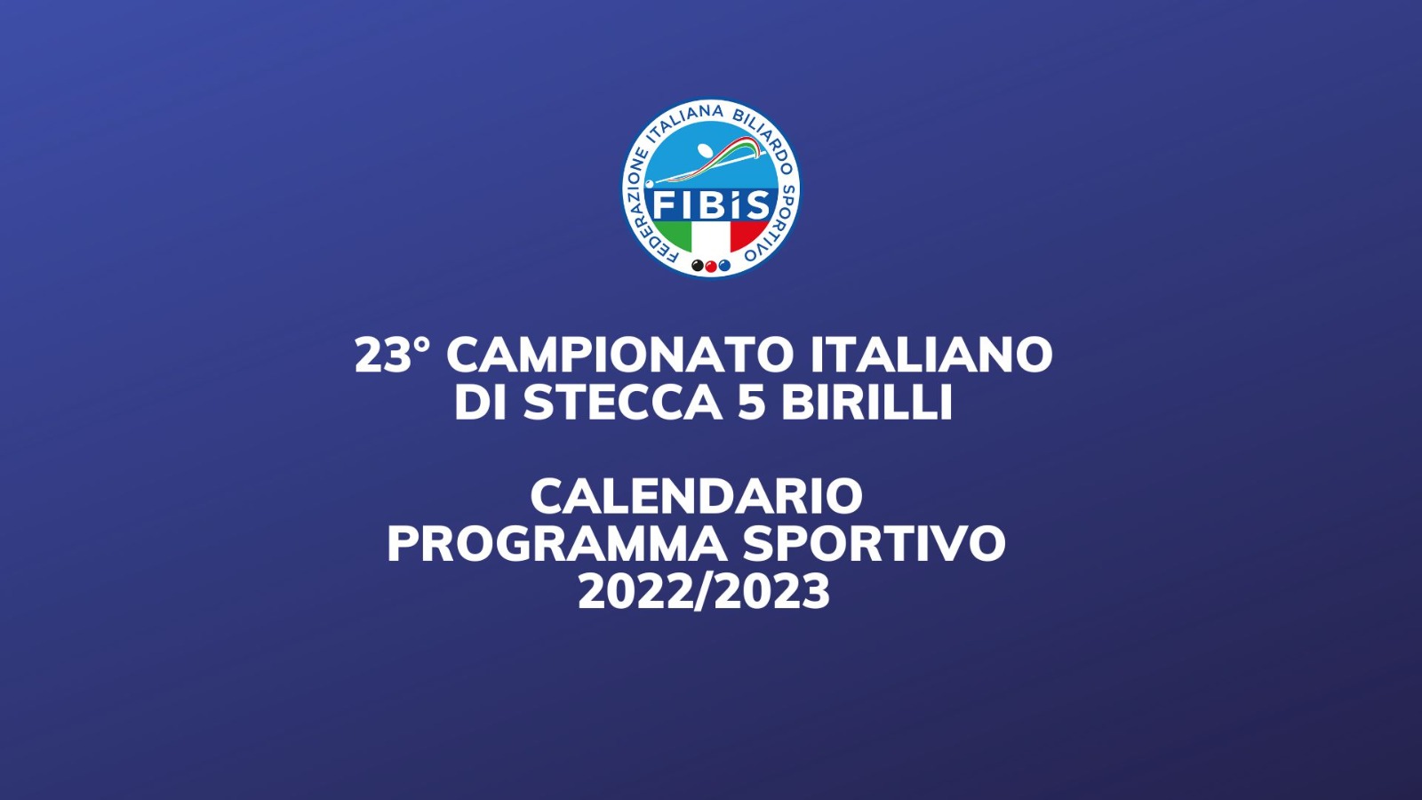 ATTIVITÀ SPORTIVA: CALENDARIO E PROGRAMMA SPORTIVO 2022/2023