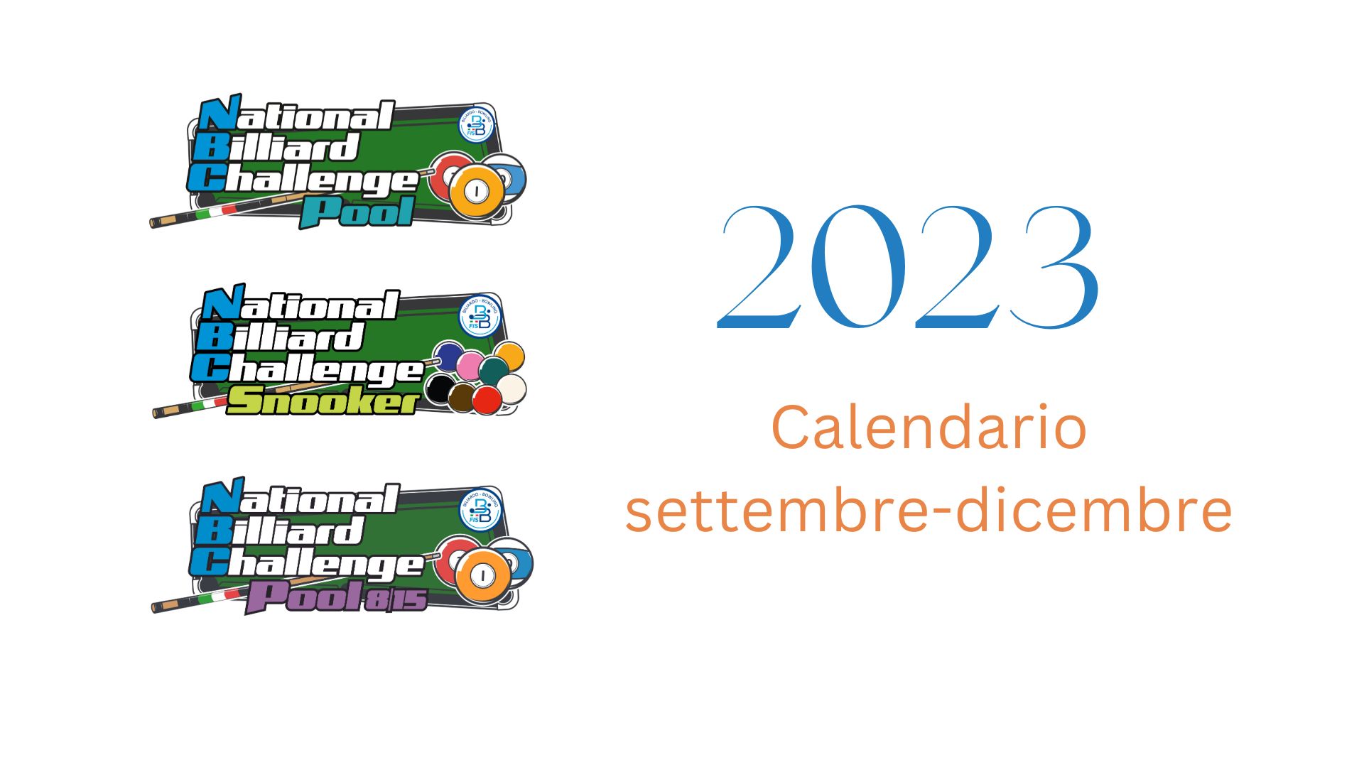 CALENDARIO DISCIPINA POCKET: SETTEMBRE-DICEMBRE 2023