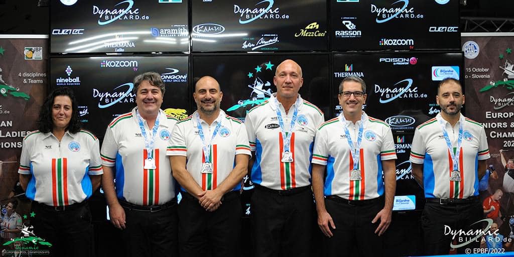 L'ITALIA TEAM SENIORS DEL POOL È MEDAGLIA D'ARGENTO AI CAMPIONATI EUROPEI