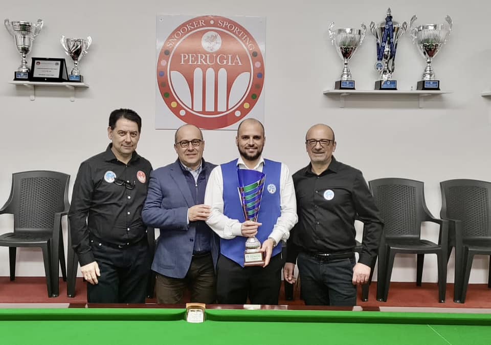 GIANLUCA MANOLI SI RICONFERMA CAMPIONE ITALIANO SENIOR DI SNOOKER 