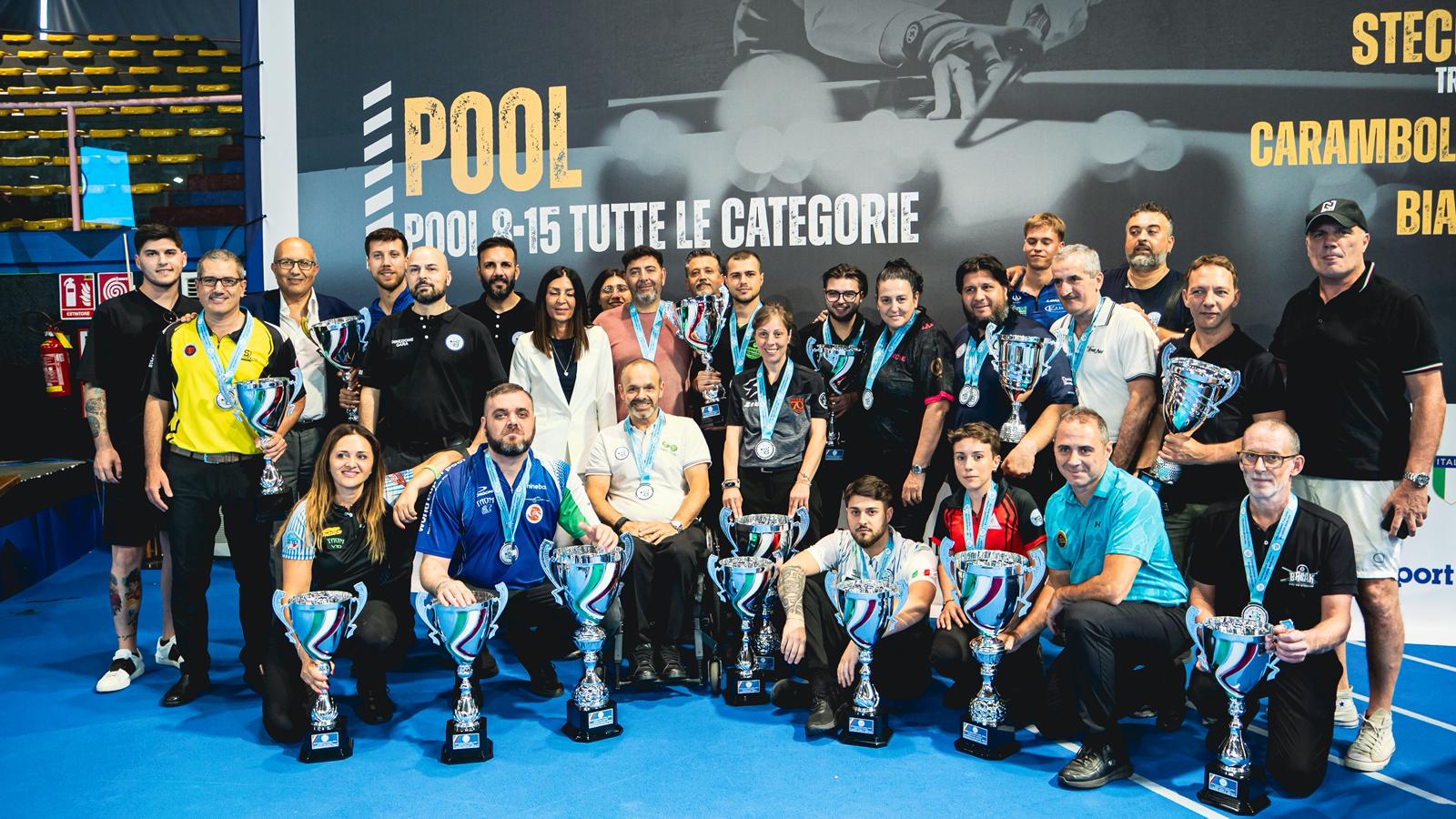 CONCLUSE LE FINALI DI POOL E POOL 8.15 2025 