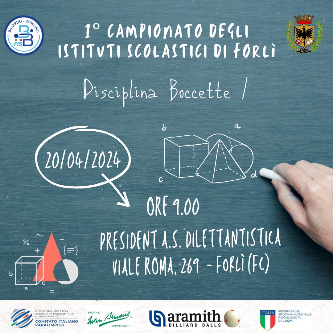 1° CAMPIONATO DEGLI ISTITUTI SCOLASTICI DI FORLì