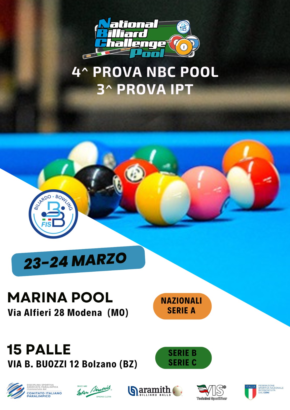 4^ PROVA NBC E 3^ PROVA IPT: APERTURA ISCRIZIONI