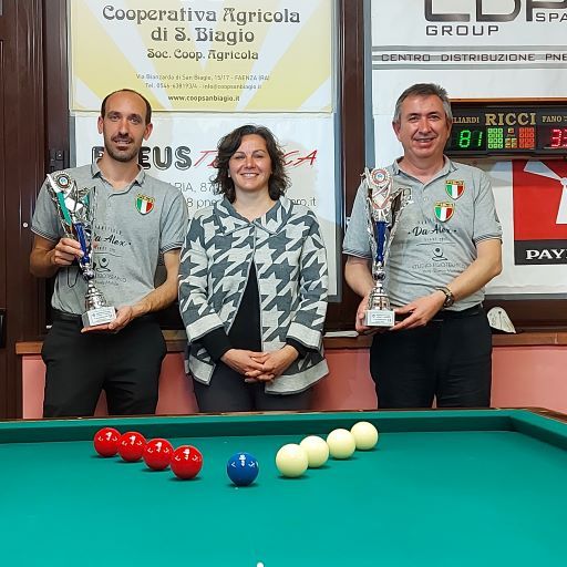 BOCCETTE: CAMPIONATI ITALIANI A COPPIE di 1°, 2° e 3° CATEGORIA 