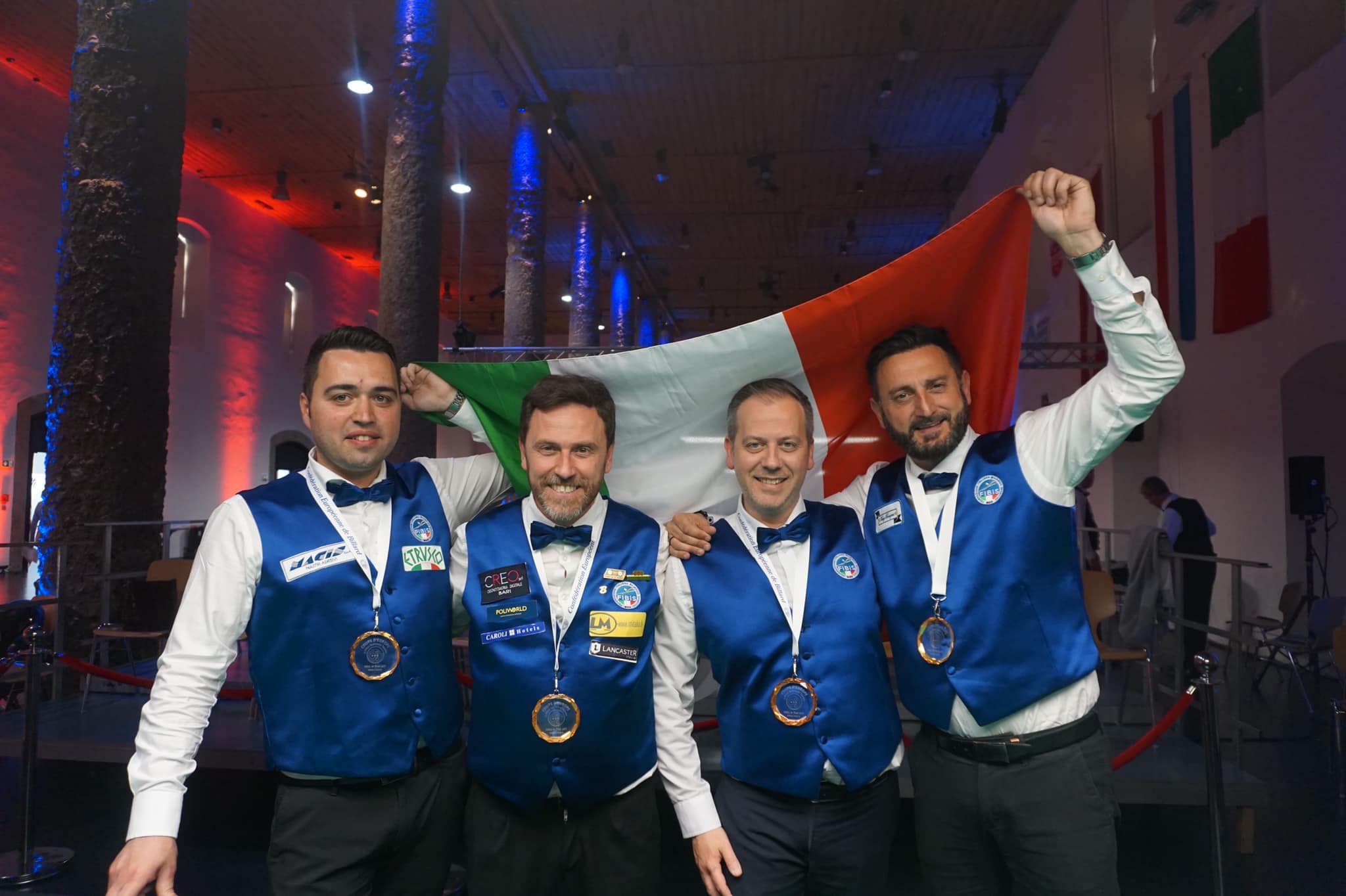 L’ITALIA TEAM DELLA STECCA 5 BIRILLI CONQUISTA L’ORO ALLA COUPE D’EUROPE 5-PINS FOR NATIONAL TEAM