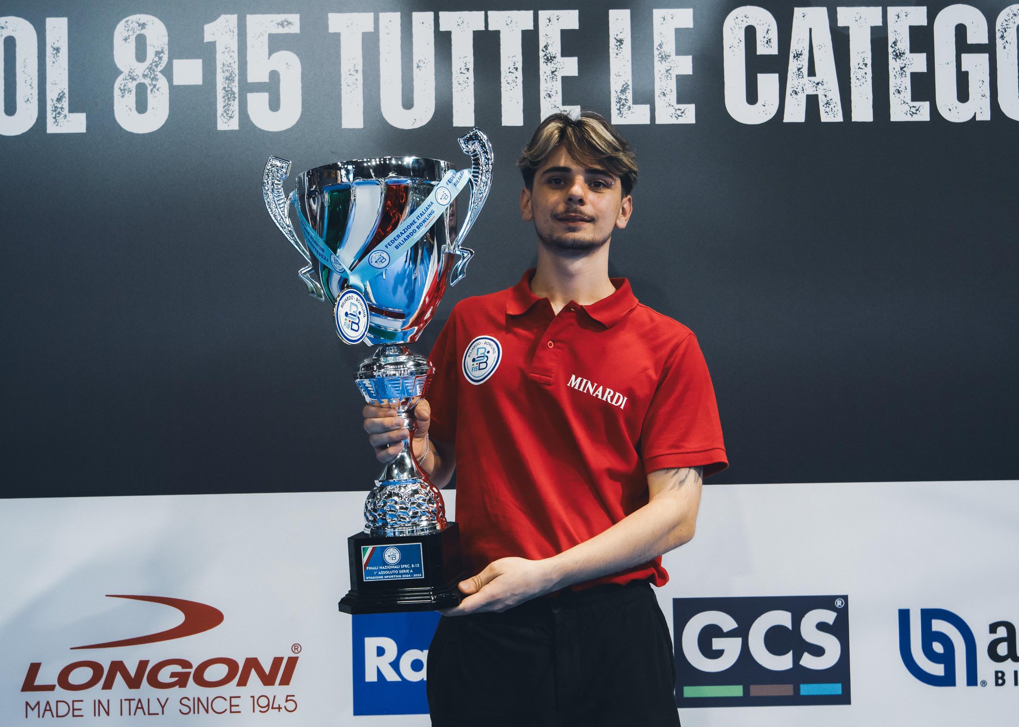 POOL 8.15: PIETRO MINARDI È IL NUOVO CAMPIONE D’ITALIA DI SERIE A