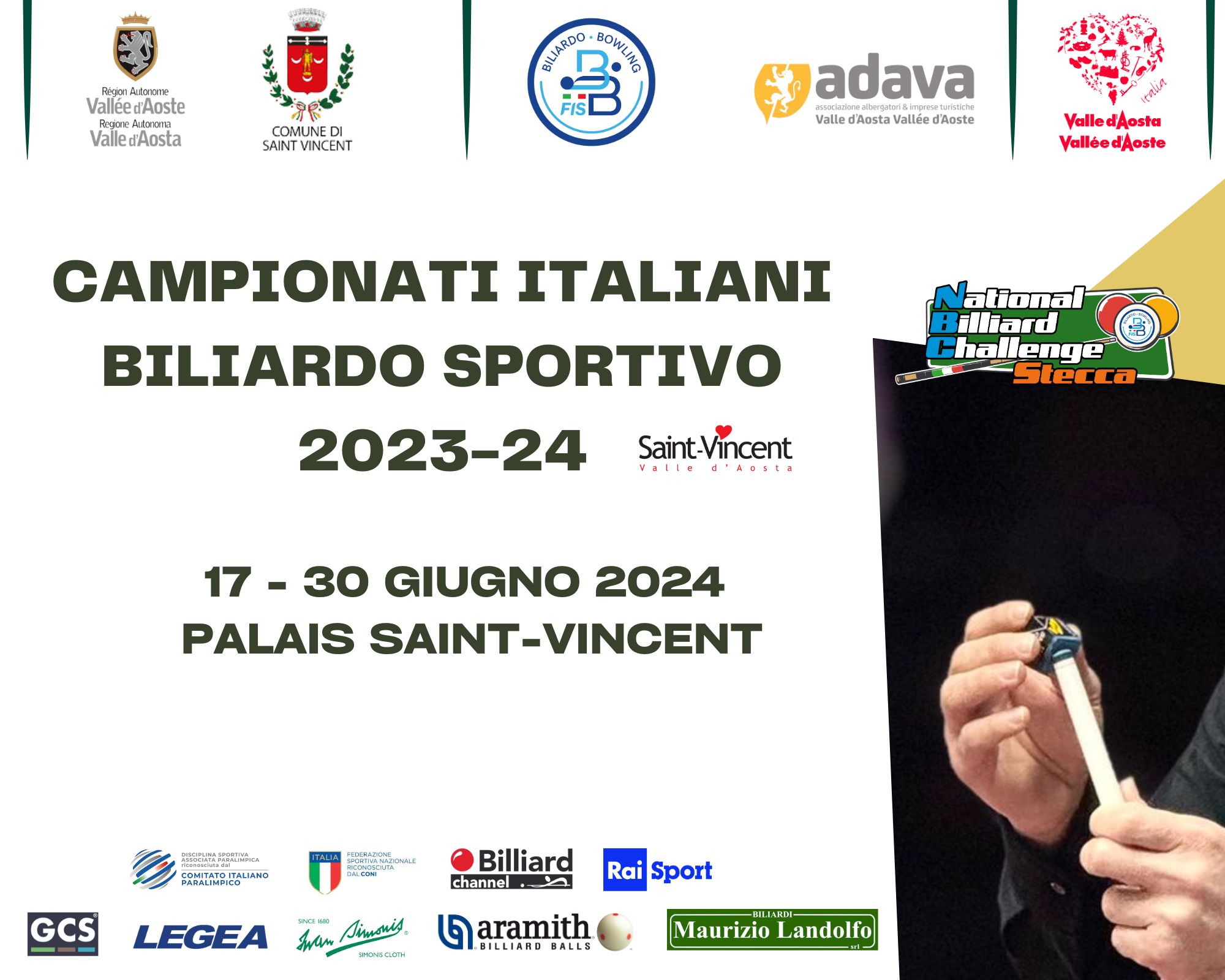 CAMPIONATI ITALIANI 2024 - APERTURA ISCRIZIONI