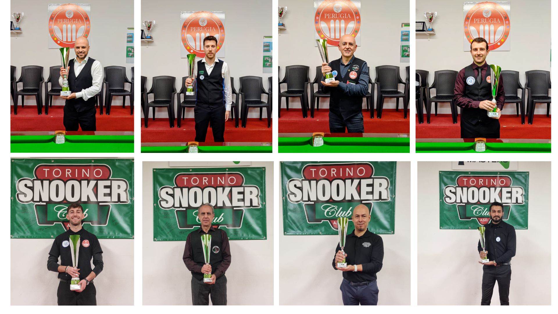 SNOOKER: CONCLUSA LA 2° PROVA NAZIONALE NBC. GRANDE SPETTACOLO TRA PERUGIA E TORINO
