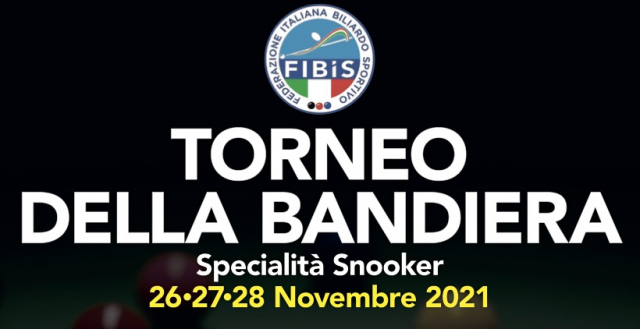 SNOOKER - Torneo della Bandiera: Orari di gioco 1^ prova 