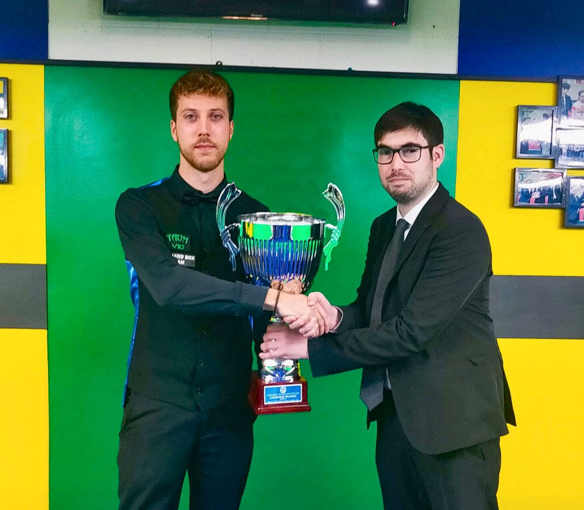 SNOOKER: GIANMARCO TONINI CAMPIONE ITALIANO 2022