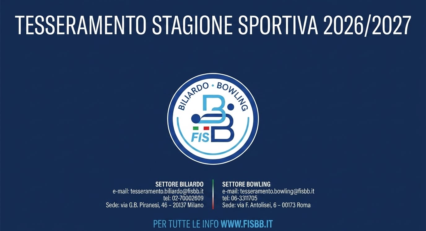 AFFILIAZIONE E TESSERAMENTO 2026-2027