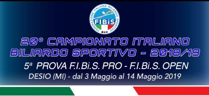CAMPIONATI ITALIANI - 5^ PROVA F.I.BI.S. PRO - F.I.BI.S. OPEN