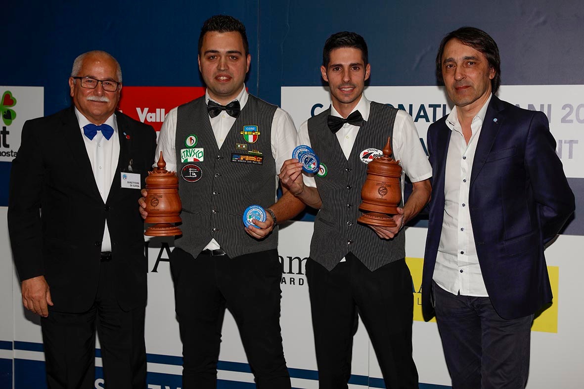 FINALI CAMPIONATI ITALIANI 208/2019: GUALEMI-GALEOTTI CAMPIONI ITALIANI A COPPIE