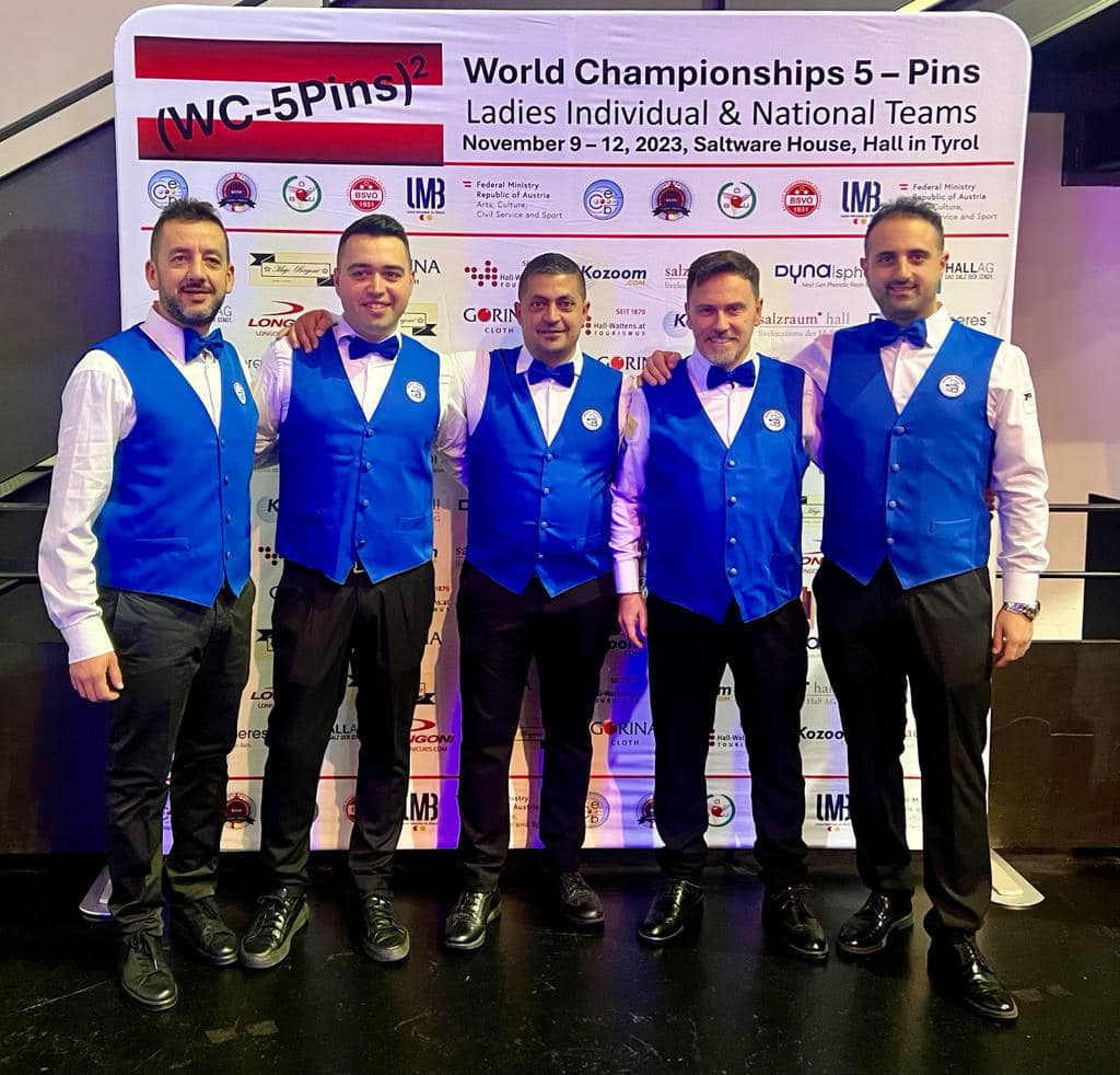 DAY 1 –WORLD CHAMPIONSHIP 5-PINS NATIONAL TEAMS: GRANDE PARTENZA DELL’ITALIA TEAM