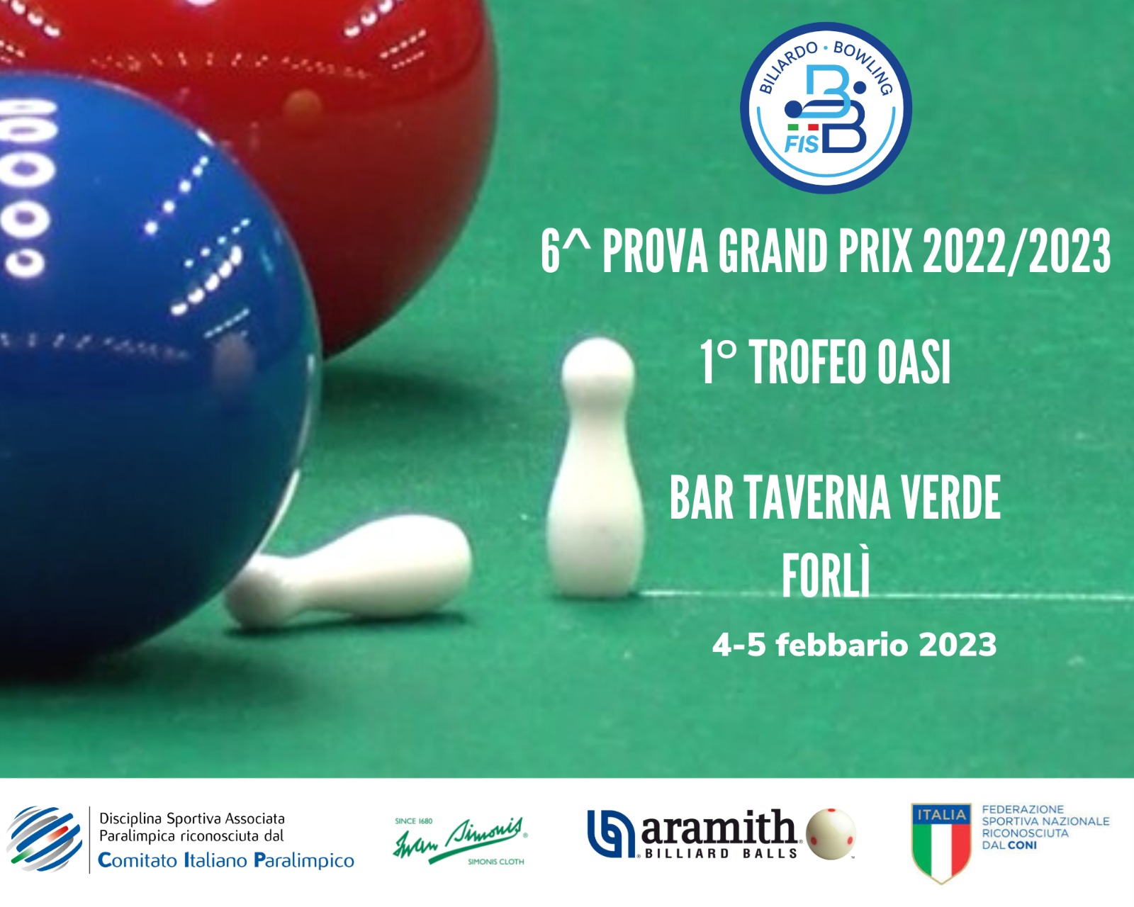 6^ PROVA GRAND PRIX 2022/2023– 1° TROFEO OASI