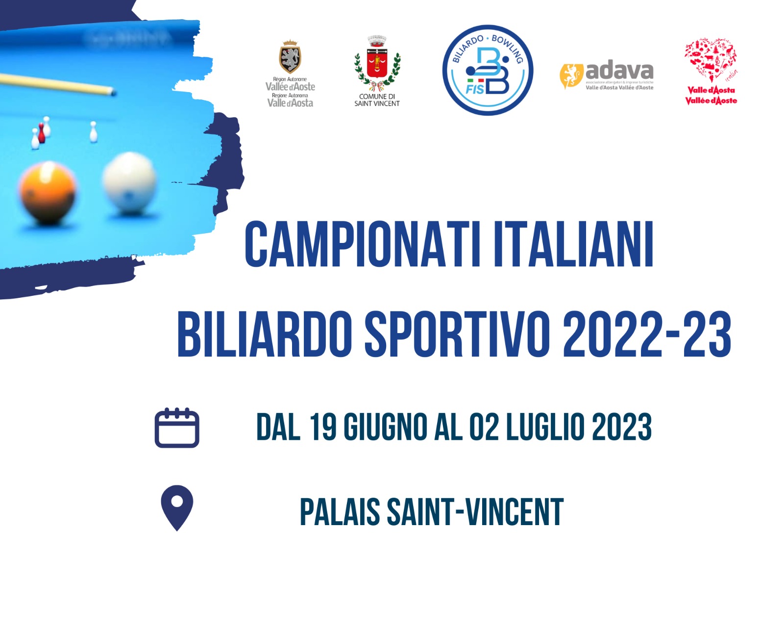 CAMPIONATI ITALIANI - FINALI SAINT-VINCENT: PROGRAMMA GARE 