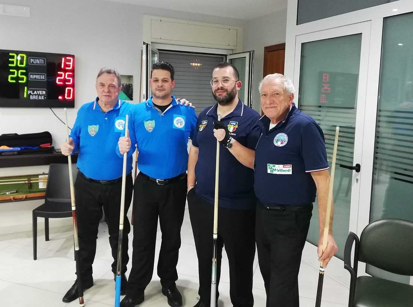 due coppie finaliste team sicialia