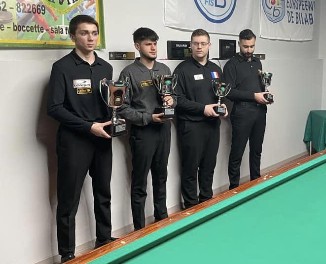 BURAK HASHAS SI AGGIUDICA IL 1° GRAND PRIX LONGONI NEXT GEN DI CARAMBOLA TRE SPONDE UNDER 21