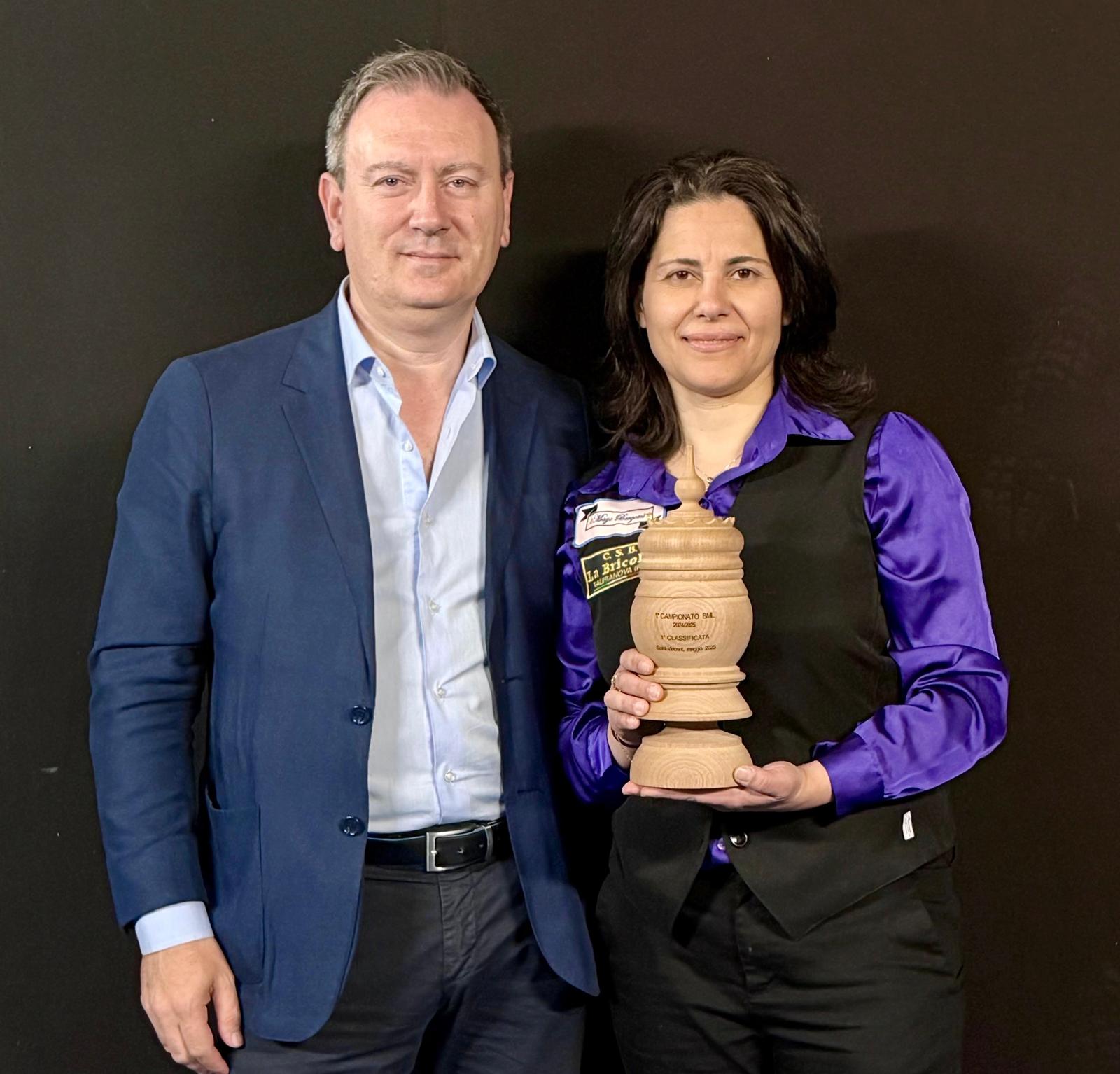 VINCENZA GRIMALDI CONQUISTA LA 1^ EDIZIONE DEL CAMPIONATO BML