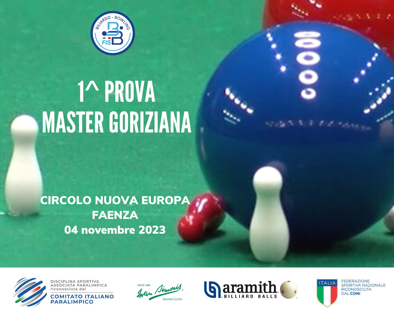 1^ PROVA MASTER GORIZIANA 2023 2024