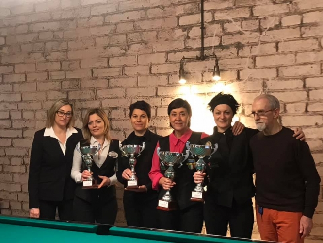 Francesca Fingi, Enza Grimaldi, Simona Agostini e Raffaella Uggè