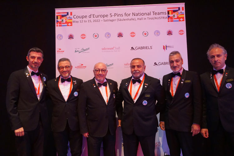 Coupe d'Europe 5-pins for National Team