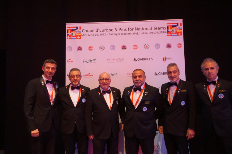 Coupe d'Europe 5-pins for National Team
