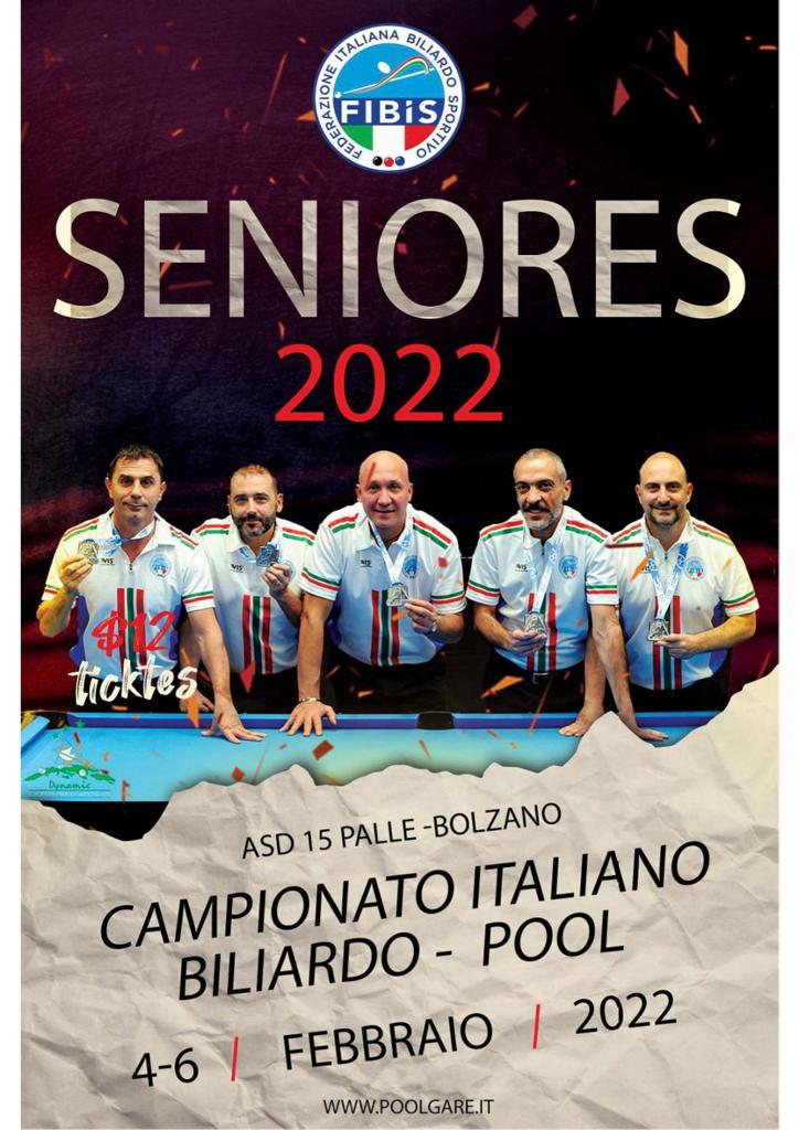 CAMPIONATO SENIORES 2022: APERTURA ISCRIZIONI 