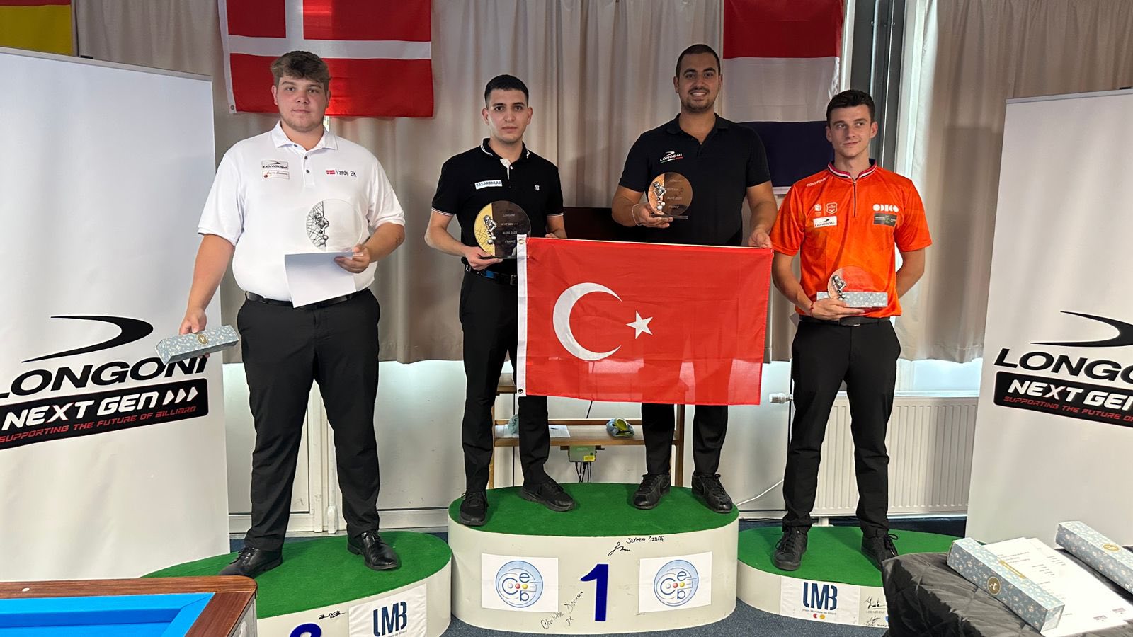 MUSTAFA CEYLAN SI AGGIUDICA IL 2° GRAND PRIX LONGONI NEXT GEN DI CARAMBOLA TRE SPONDE UNDER 21