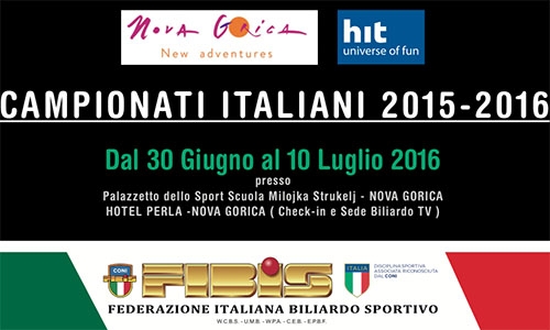 Campionati Italiani, il programma ufficiale