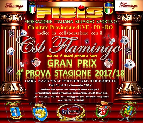 Quarta Prova Grand Prix Boccette