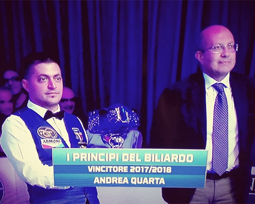 Quarta si conferma il Principe del Biliardo