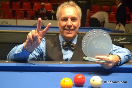 E sono due: Marco Zanetti vince di nuovo al Lausanne Billard Masters