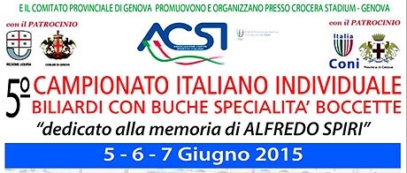 5° Campionato Italiano con buche specialità Boccette