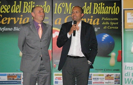Il Presidente FIBiS Andrea Mancino alla 21ª edizione de "I Mesi del Biliardo" a Cervia 2015