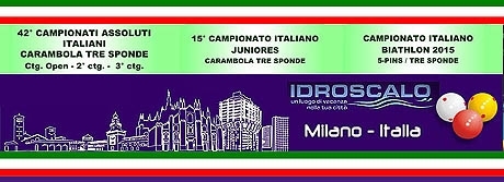Risultati 42° Campionato Italiano Assoluto Carambola 3 sponde (con foto)