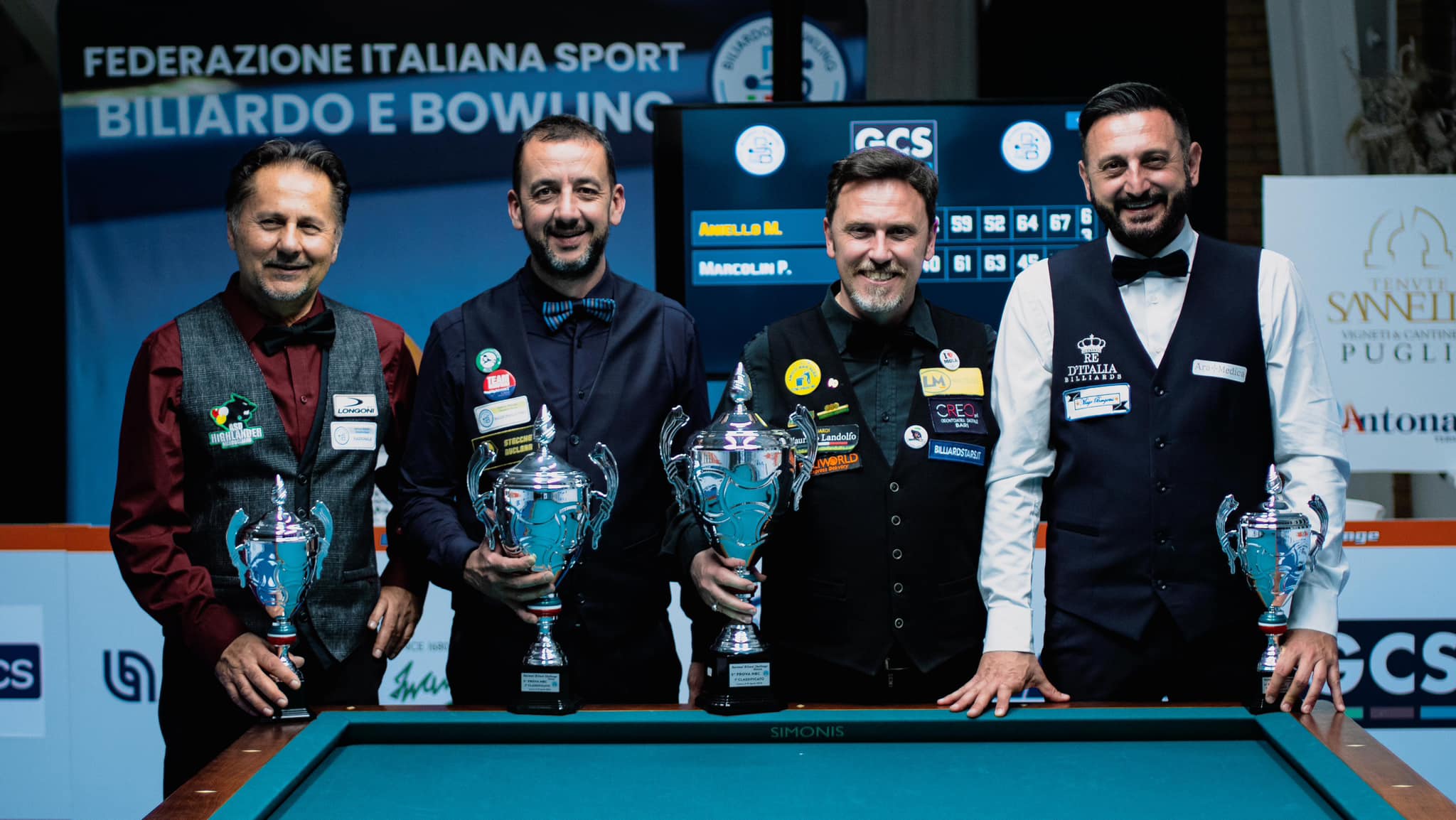 IL PUGLIESE ANIELLO TRIONFA A LUCERA NELLA 5 PROVA NATIONAL BILLIARD CHALLENGE 