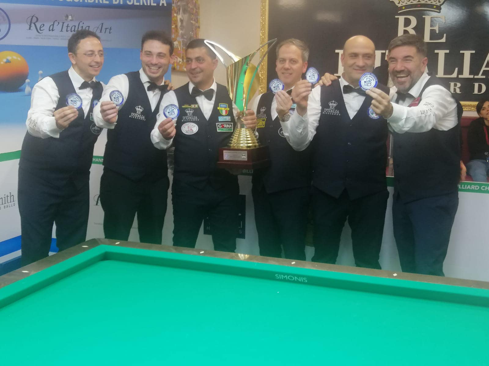 IL RE D’ITALIA SI AGGIUDICA IL CAMPIONATO ITALIANO A SQUADRE DI SERIE A 