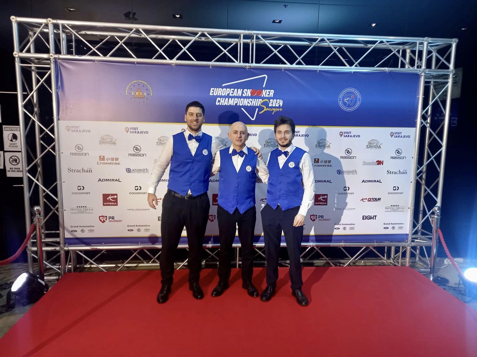 CONCLUSA L'AVVENTURA AZZURRA AI CAMPIONATI EUROPEI DI SNOOKER MEN