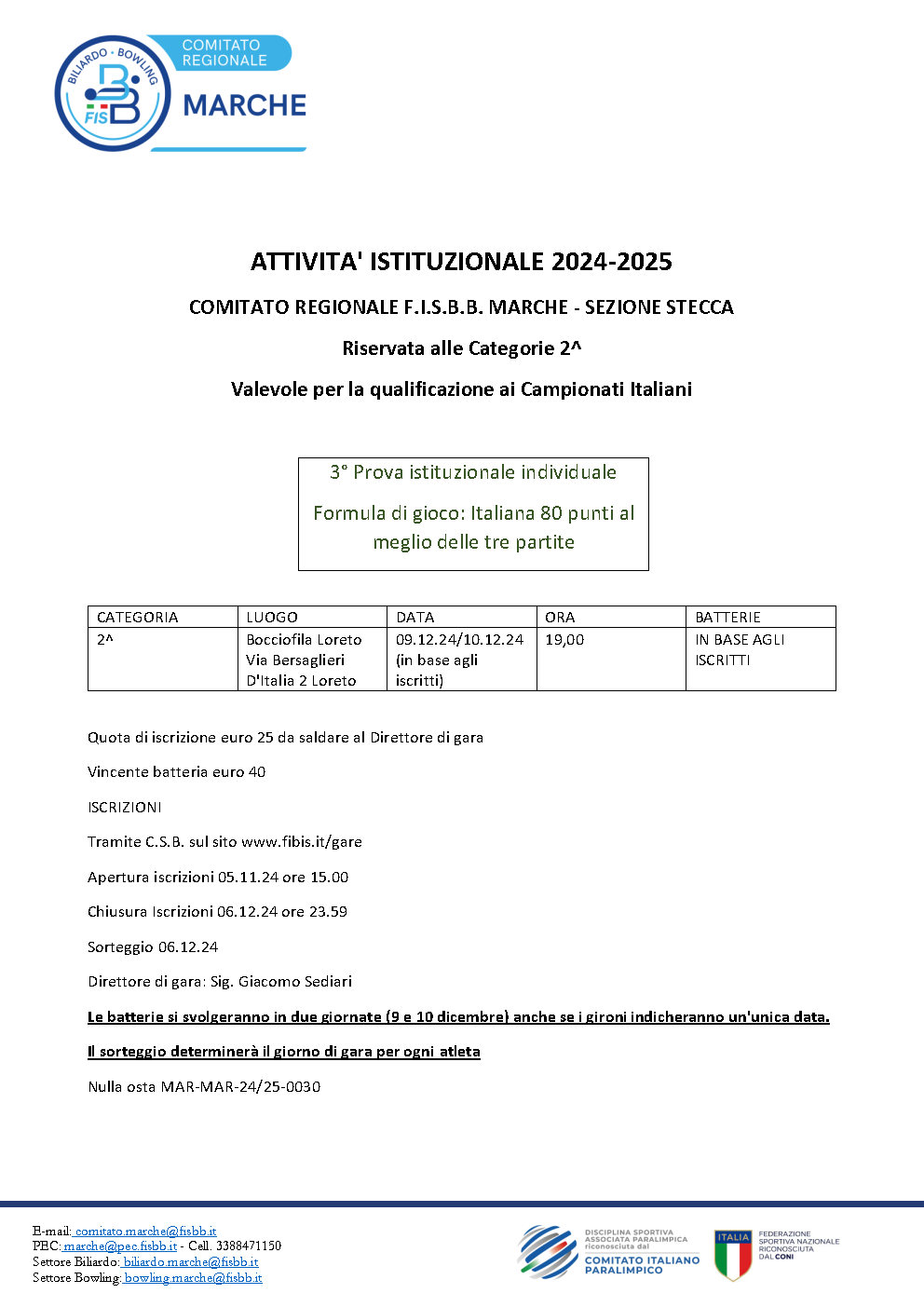 3 PROVA ISTITUZIONALE 2 cat