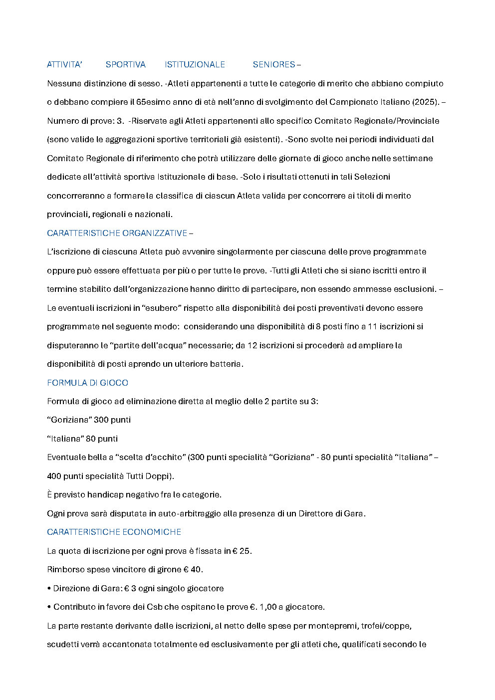 ATTIVITA Seniores Page1