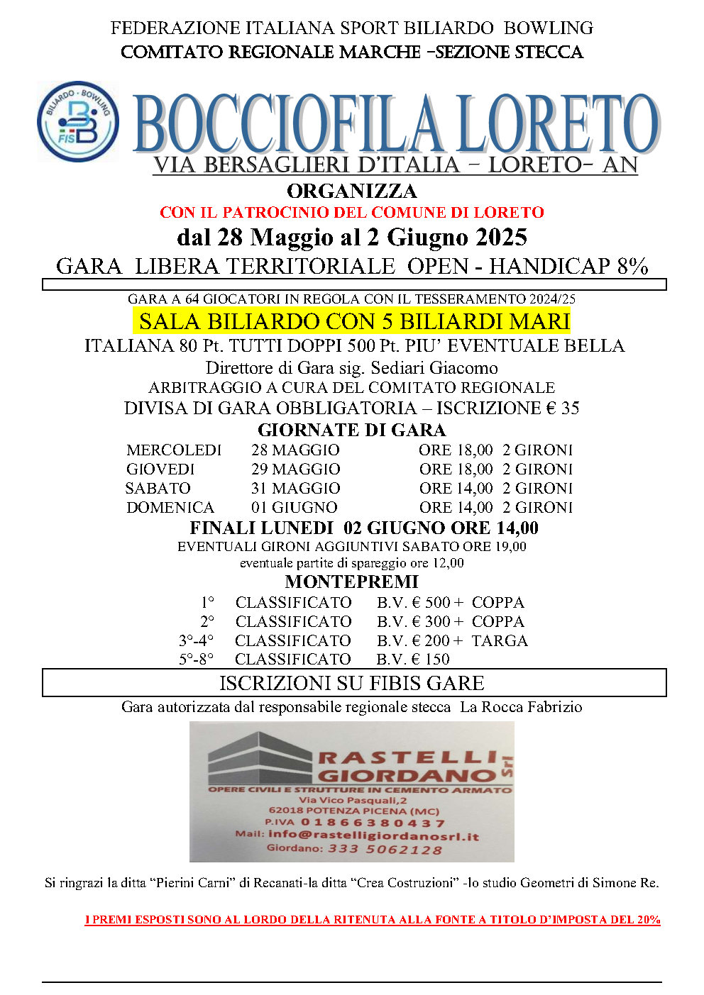 GARA LORETO 2024 25