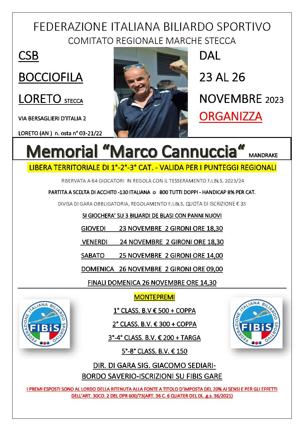 MEMORIAL CANNUCCIA 23 24